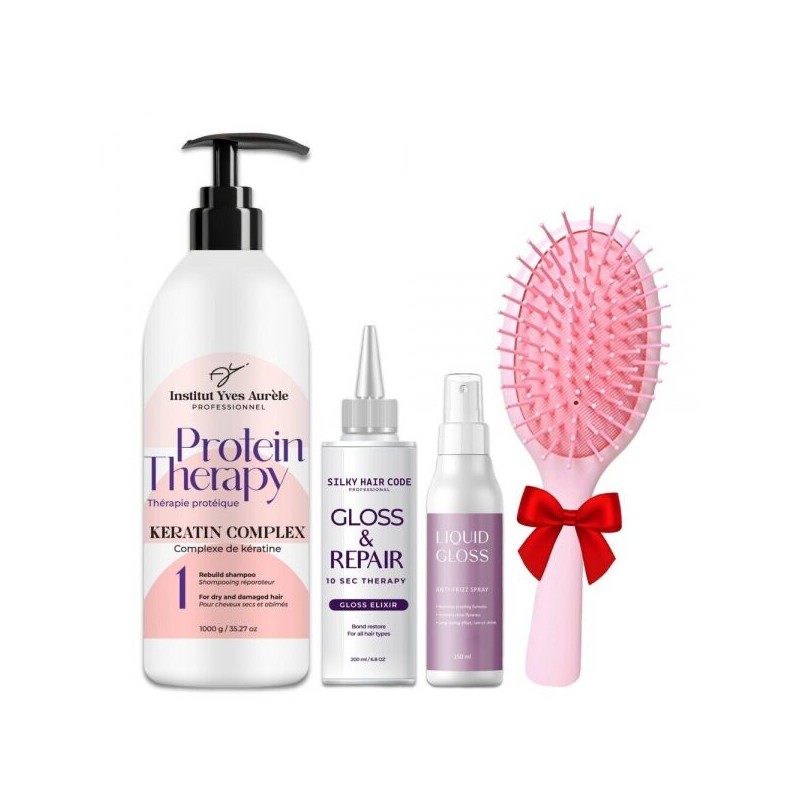 Zestaw produktów do odzyskania wyjątkowo lśniących i jedwabistych włosów + PREZENT!