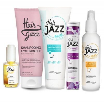 Zestaw na Black Friday - szampon, lotion, serum, hialuronowa odżywka i kompleks witaminowo-mineralny do włosów Hair Jazz